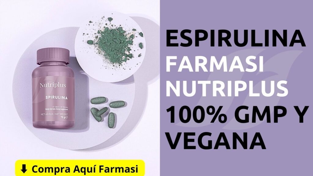 Espirulina Farmasi Nutriplus Vegana Comprar online México