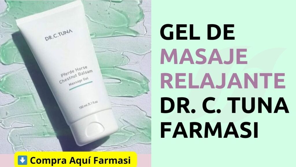 Gel de Masaje Dr C Tuna Farmasi Contra el Dolor y las Varices ó Estrías