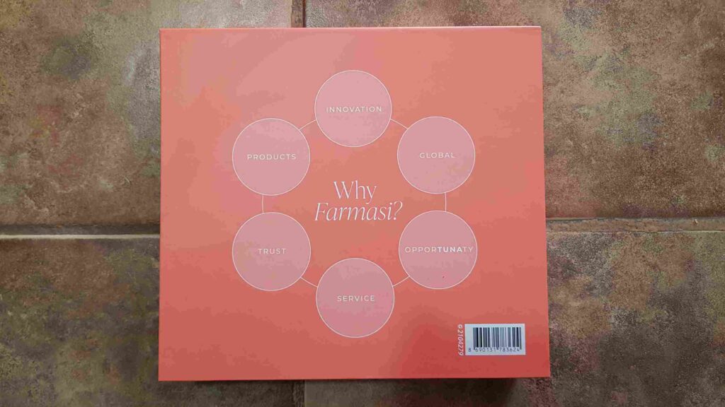 Detalle Posterior Kit de Inicio Farmasi