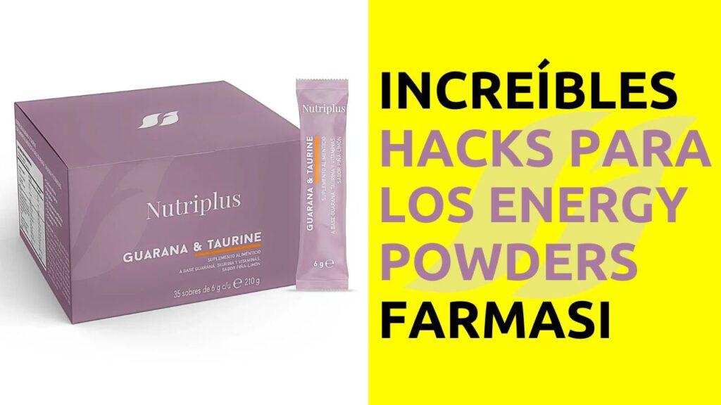 Polvos Energéticos Farmasi Nutriplus Guaraná Taurina y Más